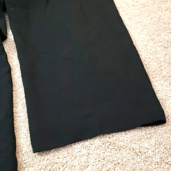 CARLISLE Wide Leg Silk Trousers - Picture 3 of 5